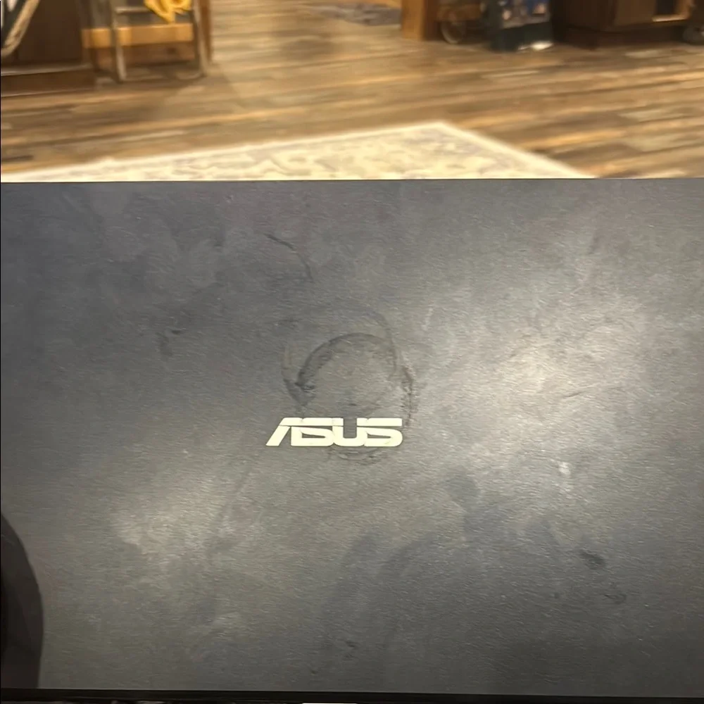 ASUS Black Laptop Sleek Design Modern Profile